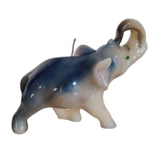 Vintage Novelty Wax Candle - ELEPHANT - Vintage Rare UNIQUE - Unlit